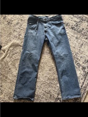 Wrangler Men's Medium Blue Straight Jeans